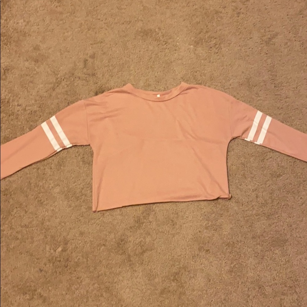 Light pink crop top